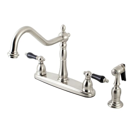 Kingston Brass Duchess Centerset Kitchen Faucet, Brushed Nickel KB1758PKLBS